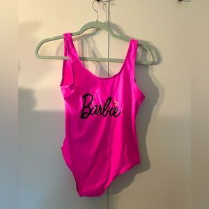 NEON PINK BARBIE BODYSUIT
